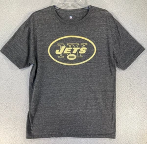 New York Jets T Shirt Adult Large Gray Short Sleeve NFL Football Gear - Picture 1 of 10