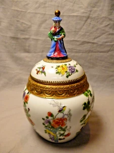Aerozon Rauchverzehrer asiatisches Blüten + Vogeldekor Messing Samurai Griff - Picture 1 of 19
