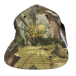 Vintage Snapback Hat Cap Camouflage Banking Adjustable Cotton Cap - Picture 1 of 8