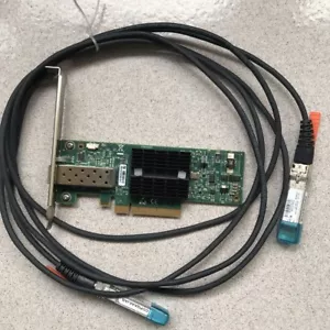 MNPA19-XTR 10GB Network Kit Mellanox ConnectX-2 10Gbe NIC 10GBe 3m SFP+ Cable - Zdjęcie 1 z 7