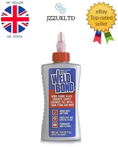 Pegamento adhesivo multisuperficie Weldbond transparente cristalino no tóxico, 160 ml - importación de EE. UU. - Imagen 1 de 8