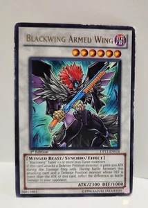 YuGiOh! Blackwing Armed Wing (DP11-EN014) 1a Edición - Raro - MP - Imagen 1 de 2