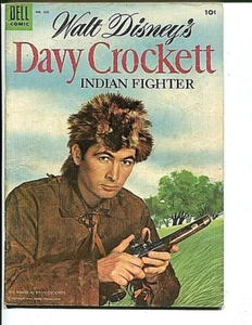 DAVY CROCKETT INDIAN FIGHTER FC-631 (NO. 1) FN- FESS PARKER PHOTO COVER 1955 - Picture 1 of 2