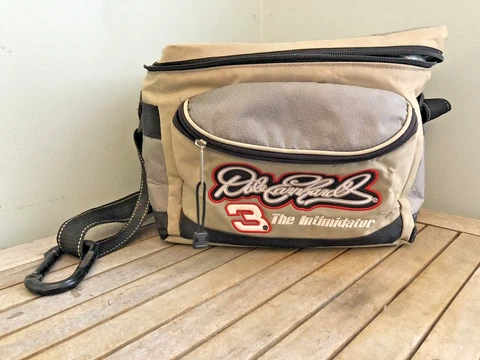 Dale Earnhardt Nascar Vintage Insulated Cooler with strap Cover