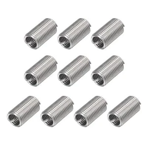 10pcs 1/2-13 UNC 3.0D 304 Stainless Steel Wire Thread Insert Threaded Sleeve - Picture 1 of 5