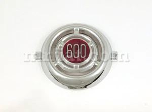 Fiat 600 emblema redondo aluminio nuevo - Imagen 1 de 1