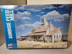 Sunrise Feed Mill Kit Walthers Model Railroad Building 933-3061 HO Scale - Picture 1 of 5