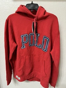 Polo Ralph Lauren Men’s Polo Logo Hoodie Sz XLT Red NWT - Picture 1 of 5