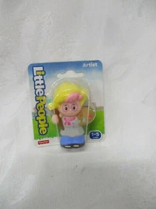 Fisher Price Little People Community Helper Blond Artist Create Paint Glasses - Picture 1 of 2