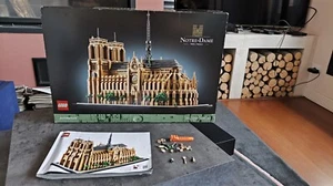 LEGO ARCHITECTURE 21061 ÉGLISE NOTRE DAME PARIS EMPTY BOX BOITE VIDE + NOTICE - Photo 1/6
