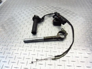 2006 05 06 Kawasaki Ninja ZX6R 636 ZX636 OEM manillar derecho interruptor cables agarre - Imagen 1 de 12
