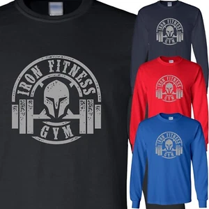 Herren Dumble Skull Gym Fitness Langarm Shirt USA Training Neu Geschenk Unisex - Bild 1 von 8