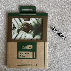 Custodia Zen fotocamera scatto carta SOLO colore cartone Matsuba ecologica + spilla GRATIS - Foto 1 di 6