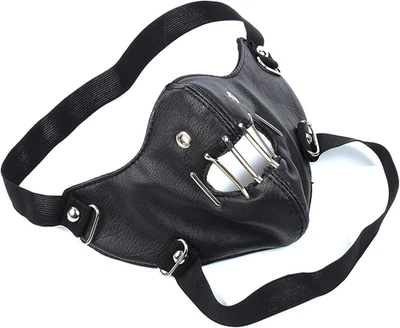 nezababy Hannibal Lecter Mask Cosplay The Silence of The Lambs Half Face Mask Hu - Image 1 of 4