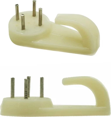 Concrete Wall Hooks Large - Supports 30Lbs - Picture Hangers for Brick Wall - In Foto 1 de 4