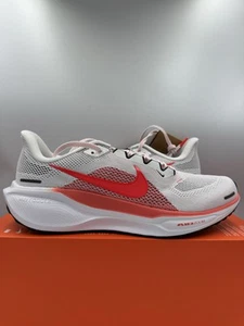 Nike Air Zoom Pegasus 41 White Bright Crimson NBY BRAND NEW Size 11 Women - Picture 1 of 8