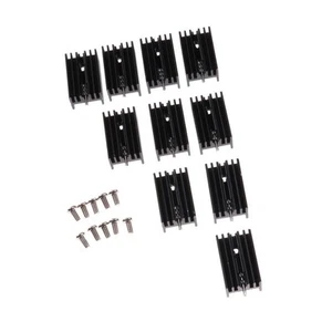 10x Ersetzen Aluminium Kühlkörper 15mm x 11mm x 25mm 220 Mosfet Transistoren - Afbeelding 1 van 7
