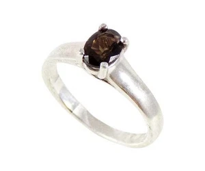 Rauchquarz 19. Jh. Antik 0,57 Mt. Cairngorm Schottland + Ring Ancient Celt Magic - Bild 1 von 11