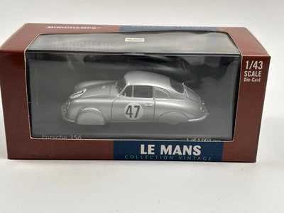 MINICHAMPS 1:43e - PORSCHE 356 SAUERWEIN/BRUNET LE MANS 1951 - #400 516747 - Photo 1/4