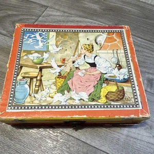 Vintage Eichhorn (Germany) block fairy tale puzzle Damaged OG box See Pics - Picture 1 of 14
