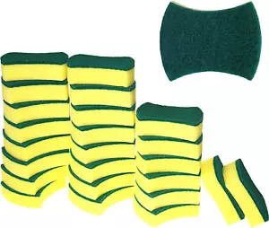 Kitchen Cleaning Sponge,Eco Non-Scratch for Dish,Scrub Sponge(Pack of 24) - Picture 1 of 1