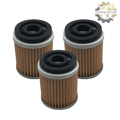 Paquete de 3 filtros de aceite para Yamaha Bw350 Bw-350 Big Wheel 350 1988  Foto 1 de 3