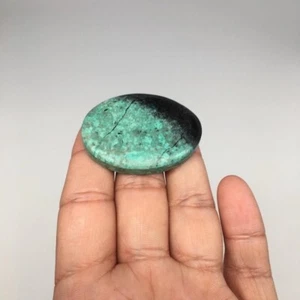 21.1g, 1.8"x1.3"x7mm Sonora Sunset Chrysocolla Cuprite Cabochon @Mexico,SC402 - Picture 1 of 8