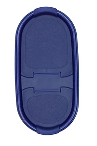 NEW 3494 Tupperware Modular Mates REPLACEMENT Oval Flip Top Lid Blue - Picture 1 of 2