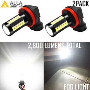 Alla Lighting H11 LED Driving Fog Light Bulb,6000K Bright White Replacement Lamp - Bild 1 von 10