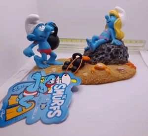 SCHLÜMPFE SMURF SCHLUMPF AQUA DELLA SMURF SCHLUMPF FORZUTO + SCHLUMPF HEFTI - Bild 1 von 1