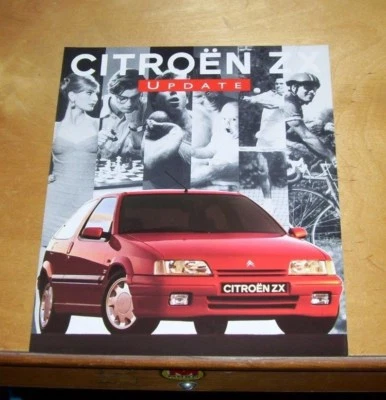 CITROEN ZX UPDATE to VOLCANE TURBO DIESEL SALES BROCHURE K4345. 1993 Ref K4415 - Image 1 of 2