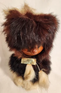 Ah-tik Souvenir Doll Design of Merit Award Canadian Design Cuncil 7.5" Tall - Picture 1 of 5