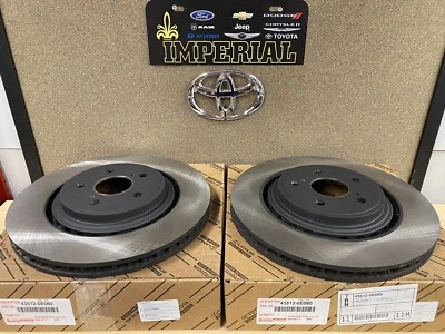 2020-2023 TOYOTA HIGHLANDER OEM GENUINE NEW FRONT BRAKE ROTORS 435120E060 - Image 1 of 4