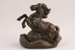collection Chinese bronze horse statue figure table decoration fengshui art Gift - Picture 1 of 6