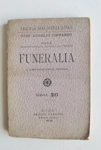 1909 - A. COSTANZO FUNERALIA - POESIE - MINILIBRO - Picture 1 of 5