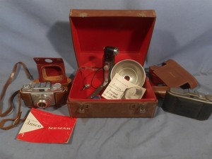 Vintage Ansco MEMAR Pronto Camera & Agfa Vario Speedex Folding both Untested