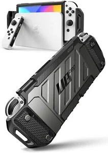 Für Nintendo Switch OLED 2021, SUPCASE robuste Hülle andockbar Shell TPU Griff Abdeckung - Bild 1 von 34