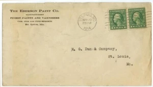 1914 St Louis Missouri Eberson Paint Co - corner 18th and Pine Streets - Picture 1 of 1