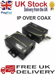 RJ45A Analog Coaxial Converter for IP Camera CCTV Converter to E Adapter - Picture 1 of 4