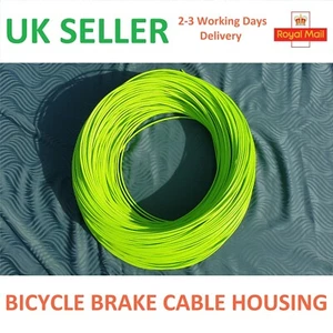 GREEN CYCLE BRAKE CABLE HOUSING 5mm MTB / ROAD BIKE OUTER CASING + FERRULES BMX - Picture 1 of 2
