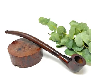 "Pipa de tabaco de madera Gandalf Hobbit tallada a mano toda madera Madera" de 11"" de largo - Imagen 1 de 5