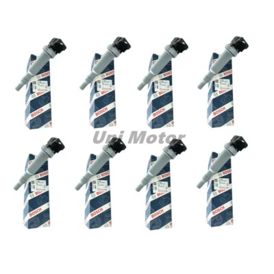 12138616153 for BMW 550i 650i 750i X5 X6 M6 4.4L 8 pcs OEM Bosch Ignition Coils - Image 1 of 4