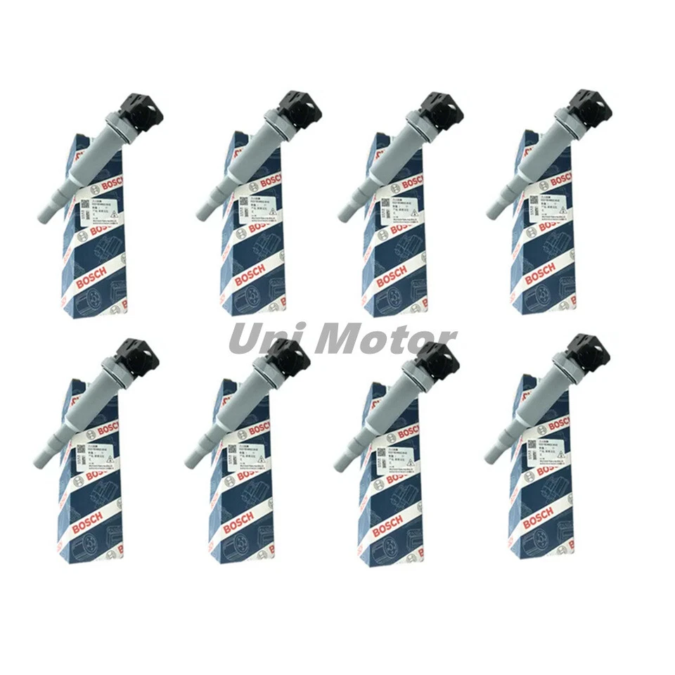 12138616153 for BMW 550i 650i 750i X5 X6 M6 4.4L 8 pcs OEM Bosch Ignition Coils - Image 1 of 4