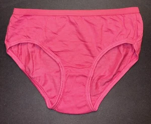 Fruit Of The Loom Girl Sz 12 Y2K Hi-Cut Cotton Bikini Panty Barbie Underwear - Picture 1 of 3
