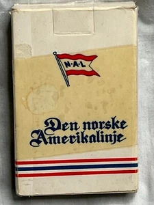 Vintage Norwegian American Line NAL Cruise Ship Playing Card Deck Free Fast Ship - Picture 1 of 6
