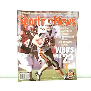 Sporting News Magazine Dec. 10 2001 University Miami Rose Bowl Jeremy Shockey - Picture 1 of 2