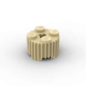 Lego 10x Rundstein geriffelt 2x2 round brick grille 92947 beige tan - Picture 1 of 1