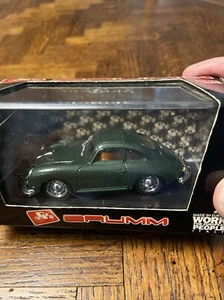 BRUMM 1:43 SCALE DIECAST PORSCHE 356 COUPE 1952 GREEN - Picture 1 of 7