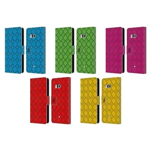 HEAD CASE DESIGNS SNOWFLAKY CHRISTMAS LEATHER BOOK WALLET CASE FOR HTC PHONES 1 - Picture 1 of 7