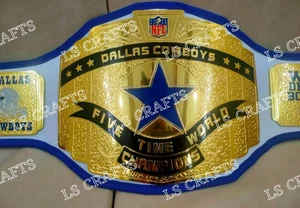 Dallas Cowboy Weltmeisterschaft Gürtel Erwachsene Größe 2 mm Messing - Bild 1 von 5